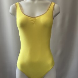 justaucorps jaune liseré doré