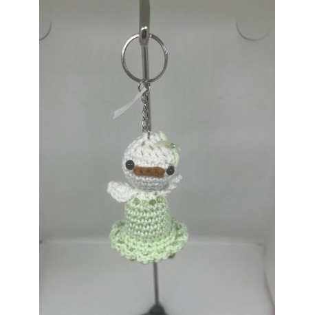 Caneton blanc et vert