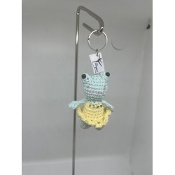 grenouille vert et jaune