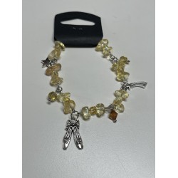 Bracelet jaune orangé