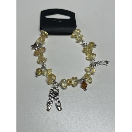 Bracelet jaune orangé
