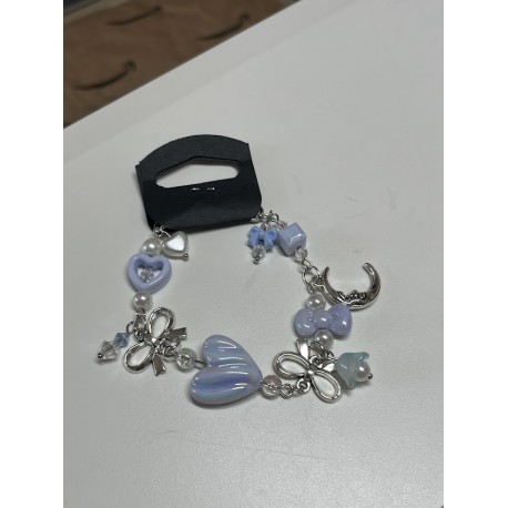 Bracelet bleu coquette