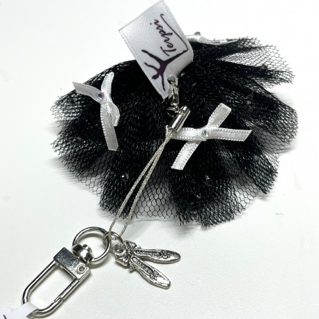 Mini-tutu noir coquette