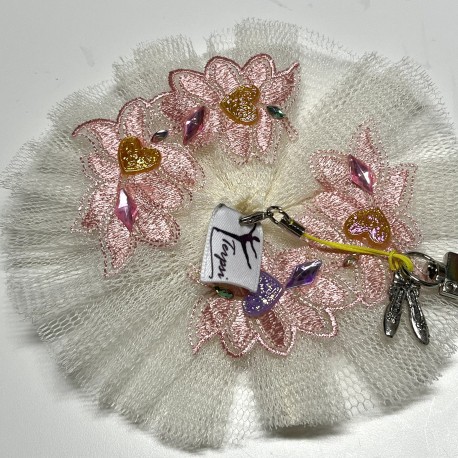 Mini-tutu coeurs en fleur