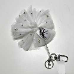 Mini-tutu blanc strassé