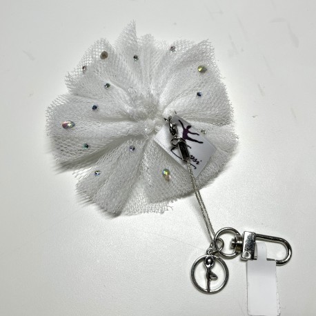 Mini-tutu blanc strassé